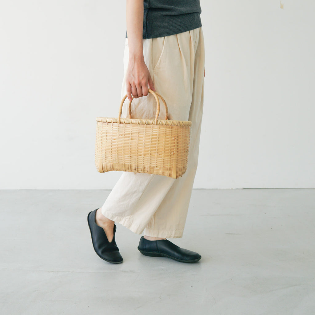 竹聲館 ござ目編みバスケット ピッコロ