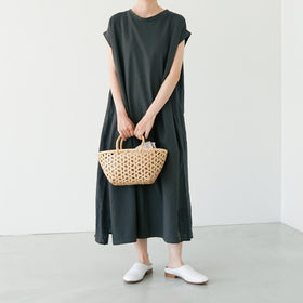 竹聲館 亀甲くずし手付きバスケット