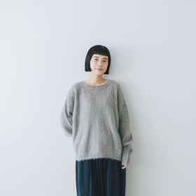 comm. arch. ハンドフレームド モヘアプルオーバー