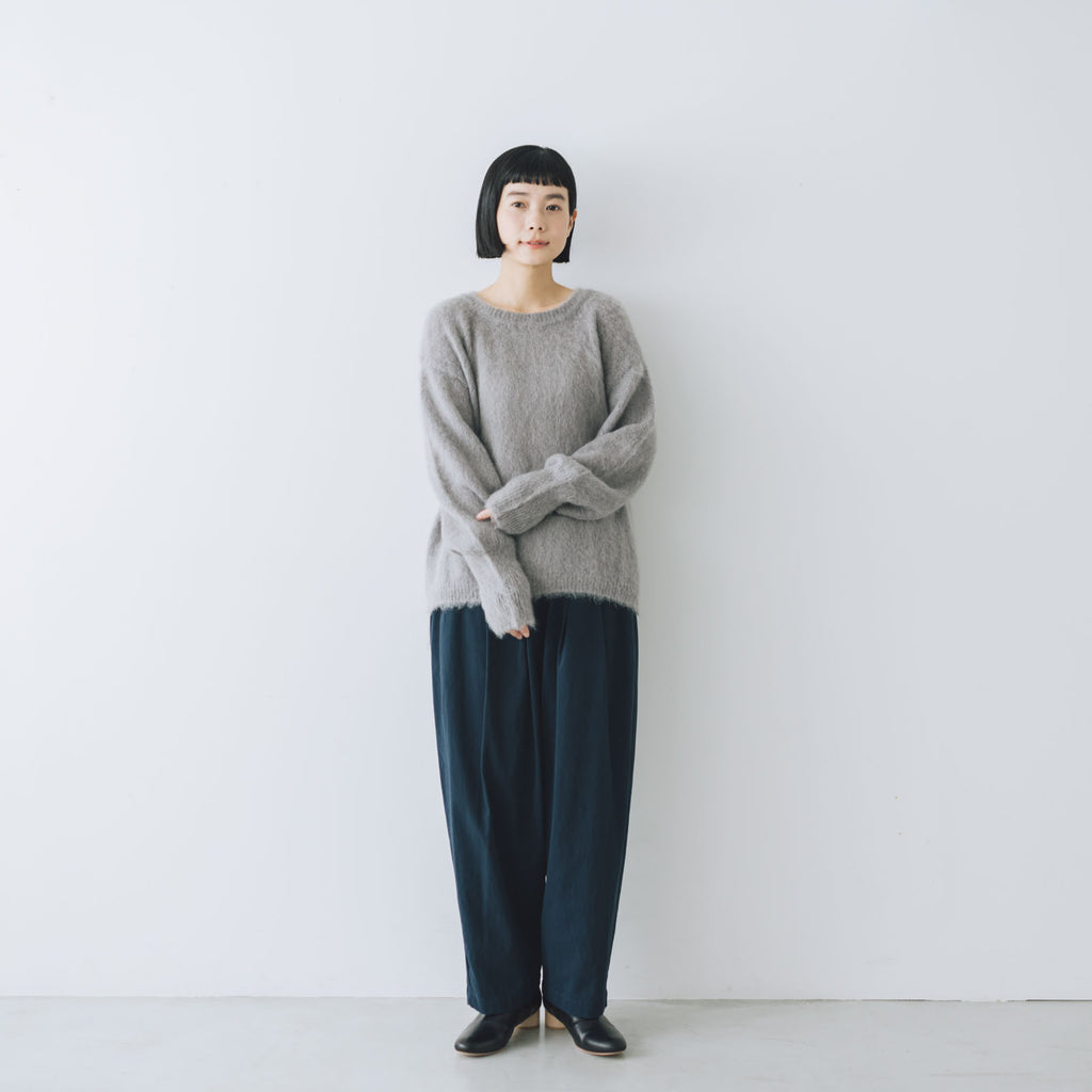 comm. arch. ハンドフレームド モヘアプルオーバー