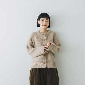 comm. arch. ハンドフレームド チャンキー カーディガン