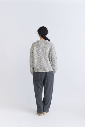 comm. arch. ハンドフレームド チャンキー カーディガン