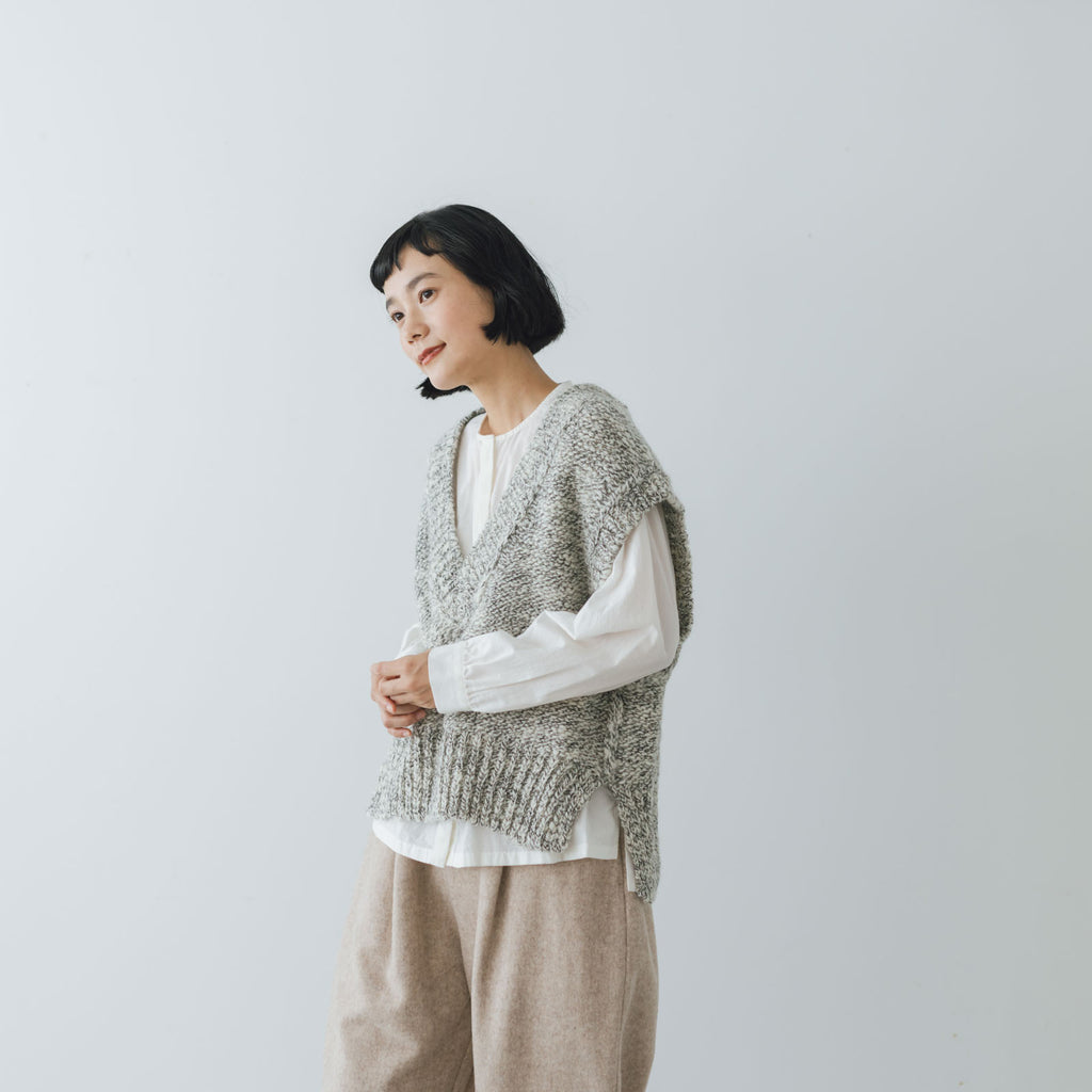 comm. arch. ハンドフレームド チャンキーベスト