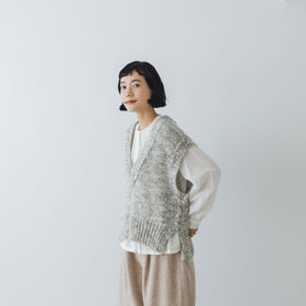 comm. arch. ハンドフレームド チャンキーベスト