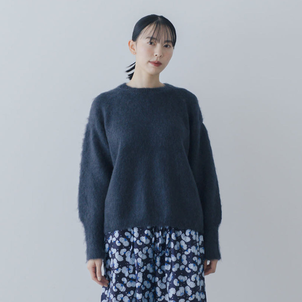 comm. arch. ハンドフレームド モヘア プルオーバー