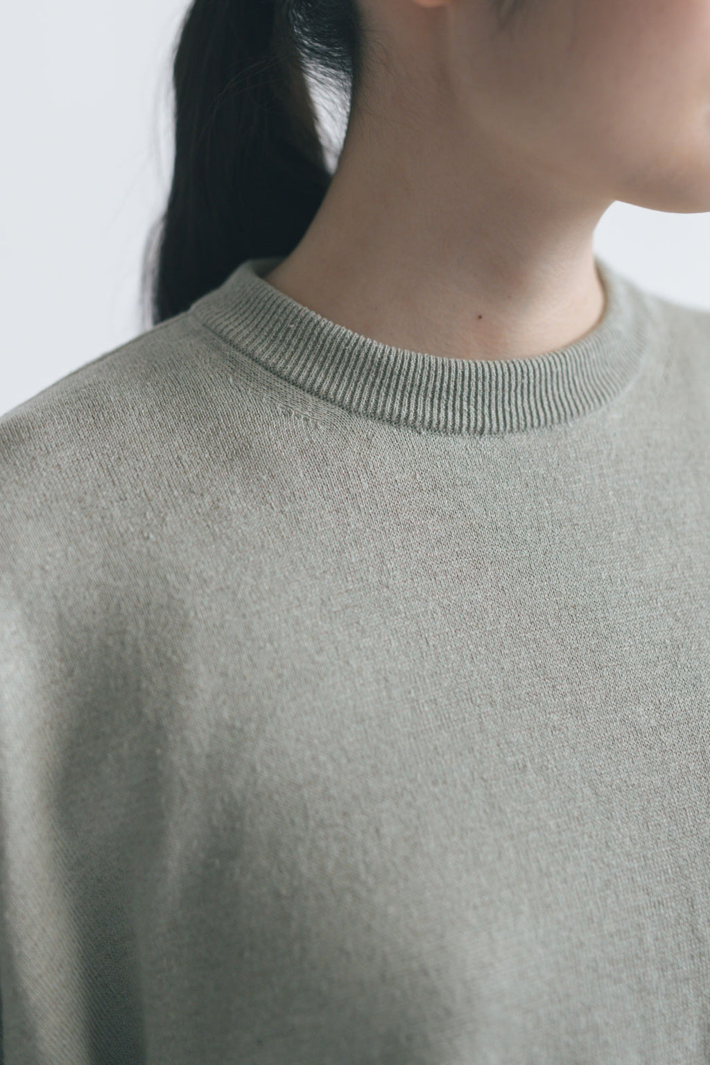 comm. arch. リネンシルク ハイガーゼ プルオーバー