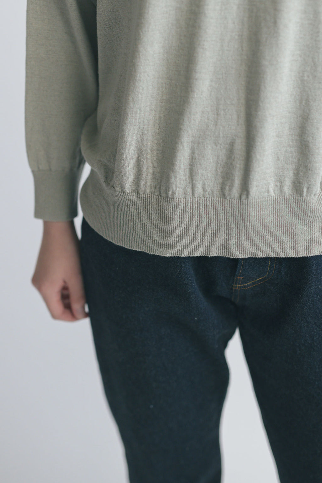 comm. arch. リネンシルク ハイガーゼ プルオーバー