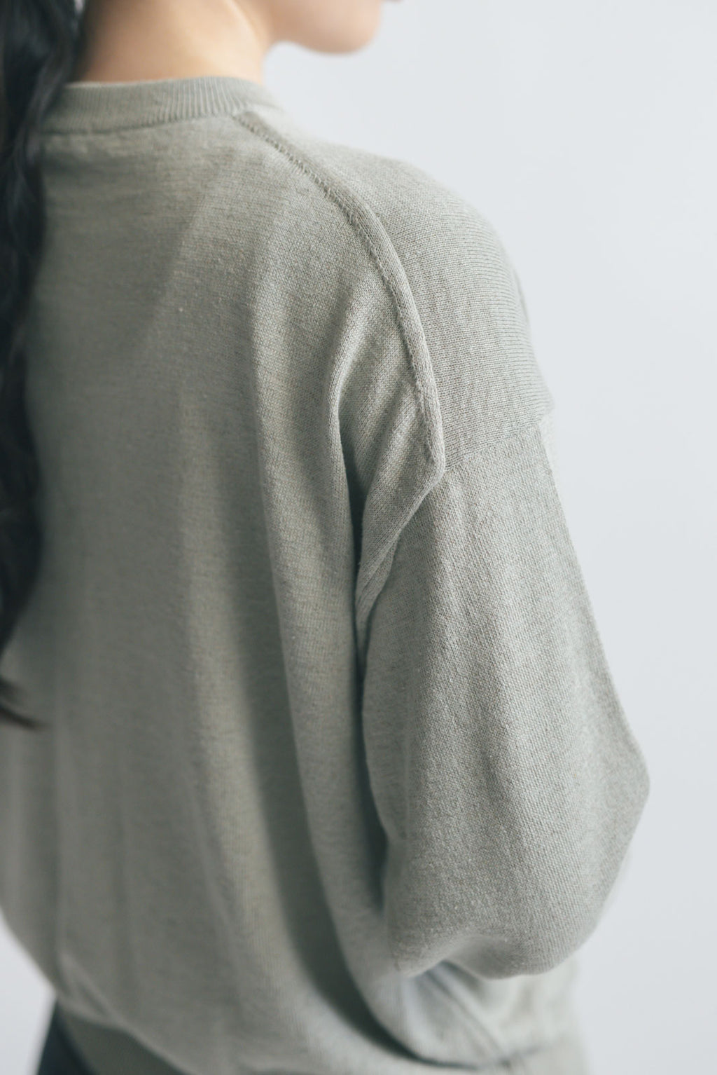 comm. arch. リネンシルク ハイガーゼ プルオーバー