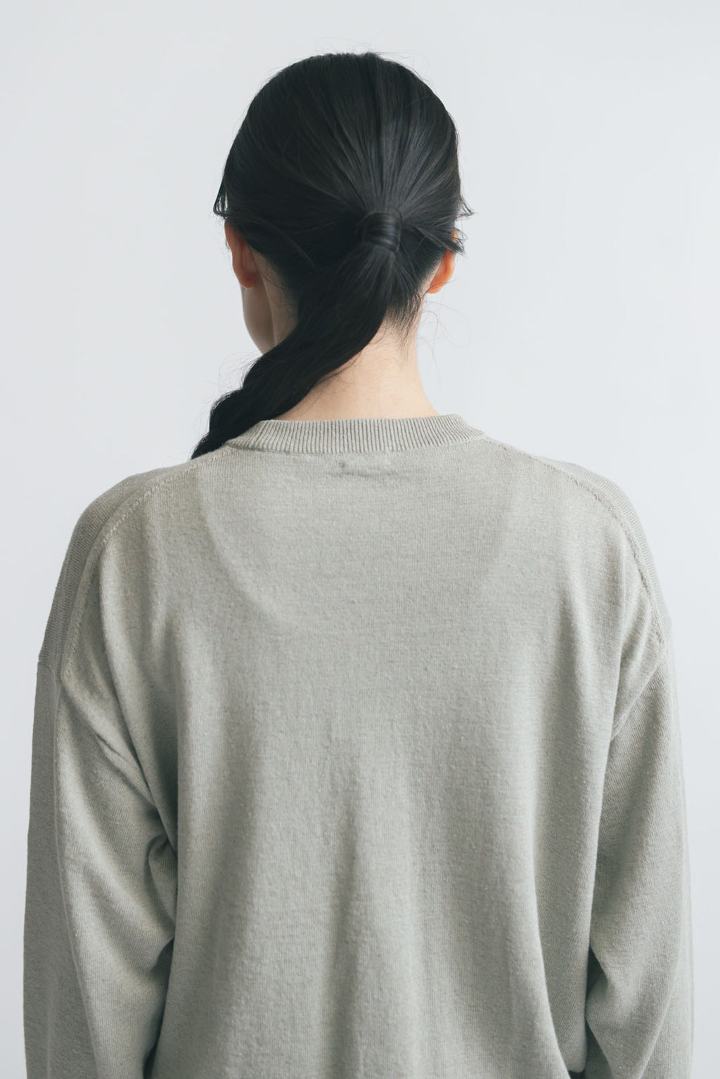 comm. arch. リネンシルク ハイガーゼ プルオーバー