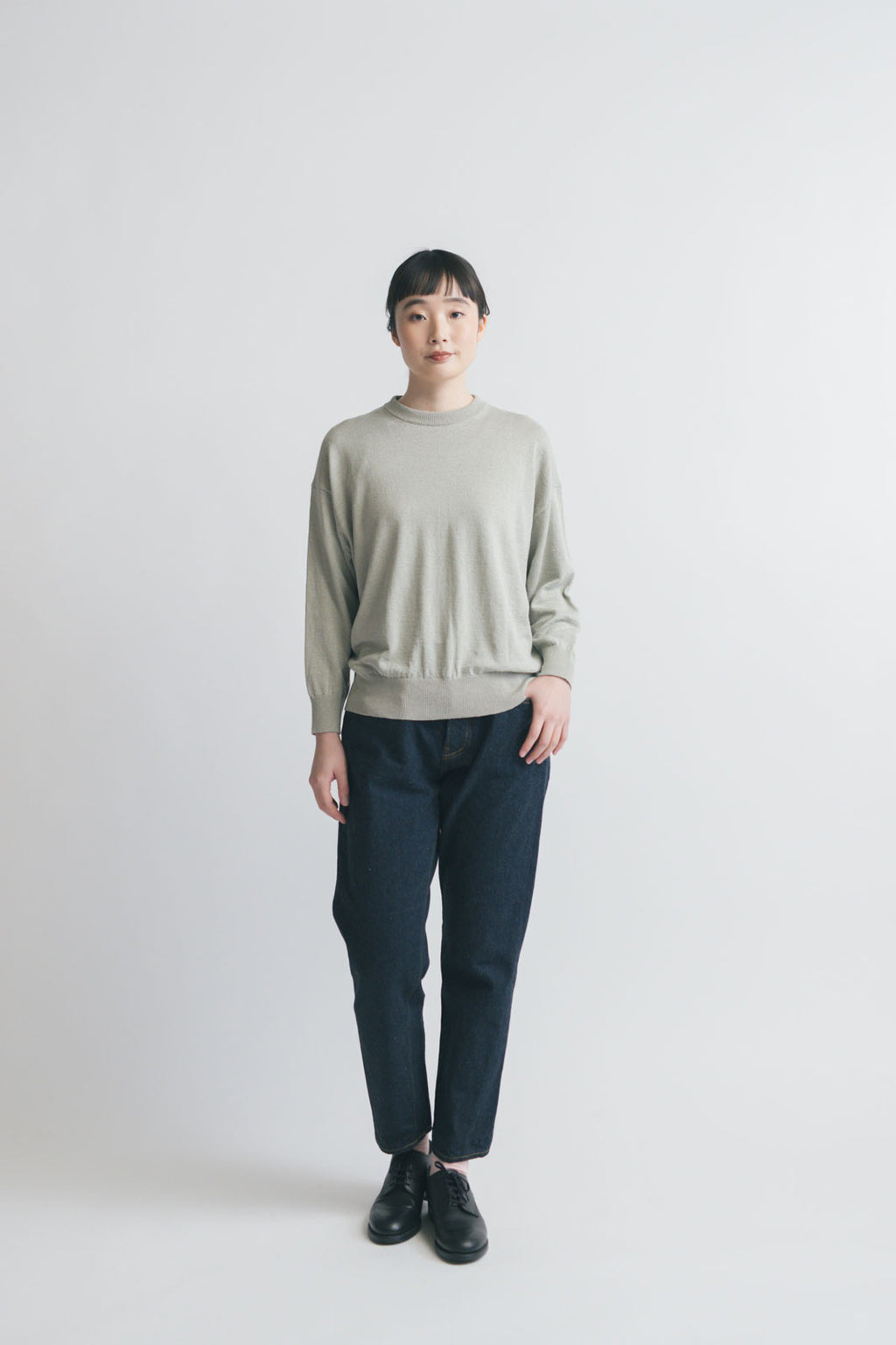 comm. arch. リネンシルク ハイガーゼ プルオーバー