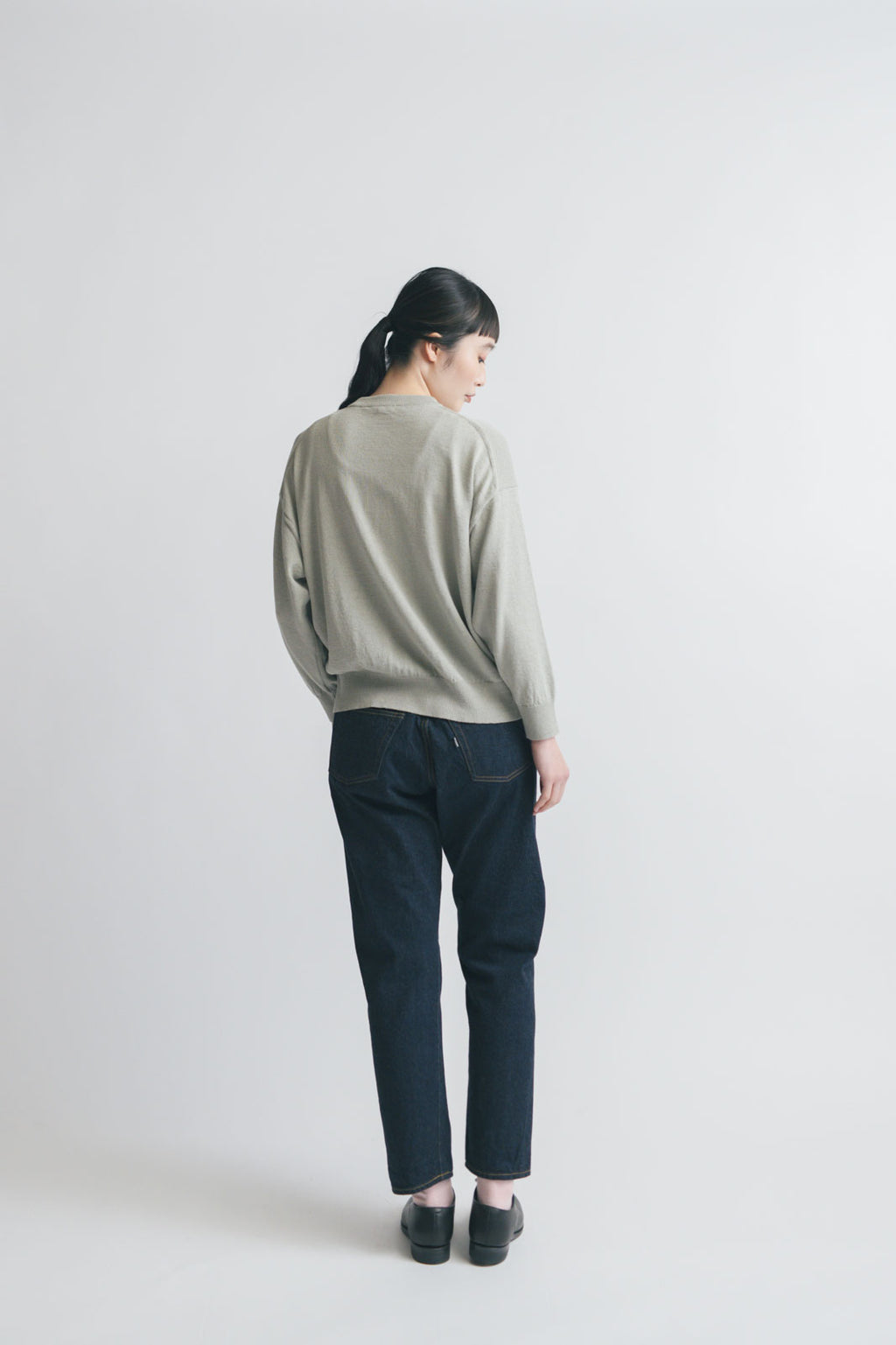 comm. arch. リネンシルク ハイガーゼ プルオーバー