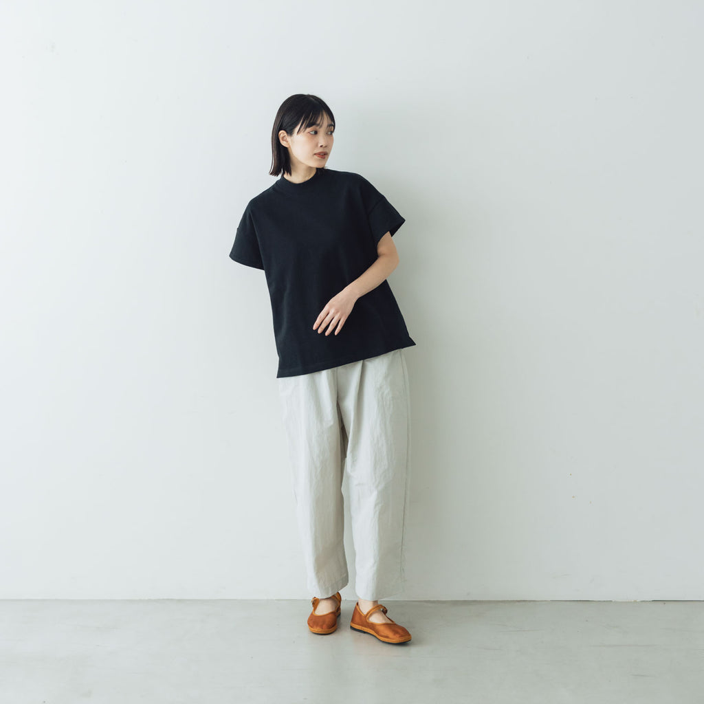 comm. arch. エアースピンド コットン モック ショートスリーブTシャツ