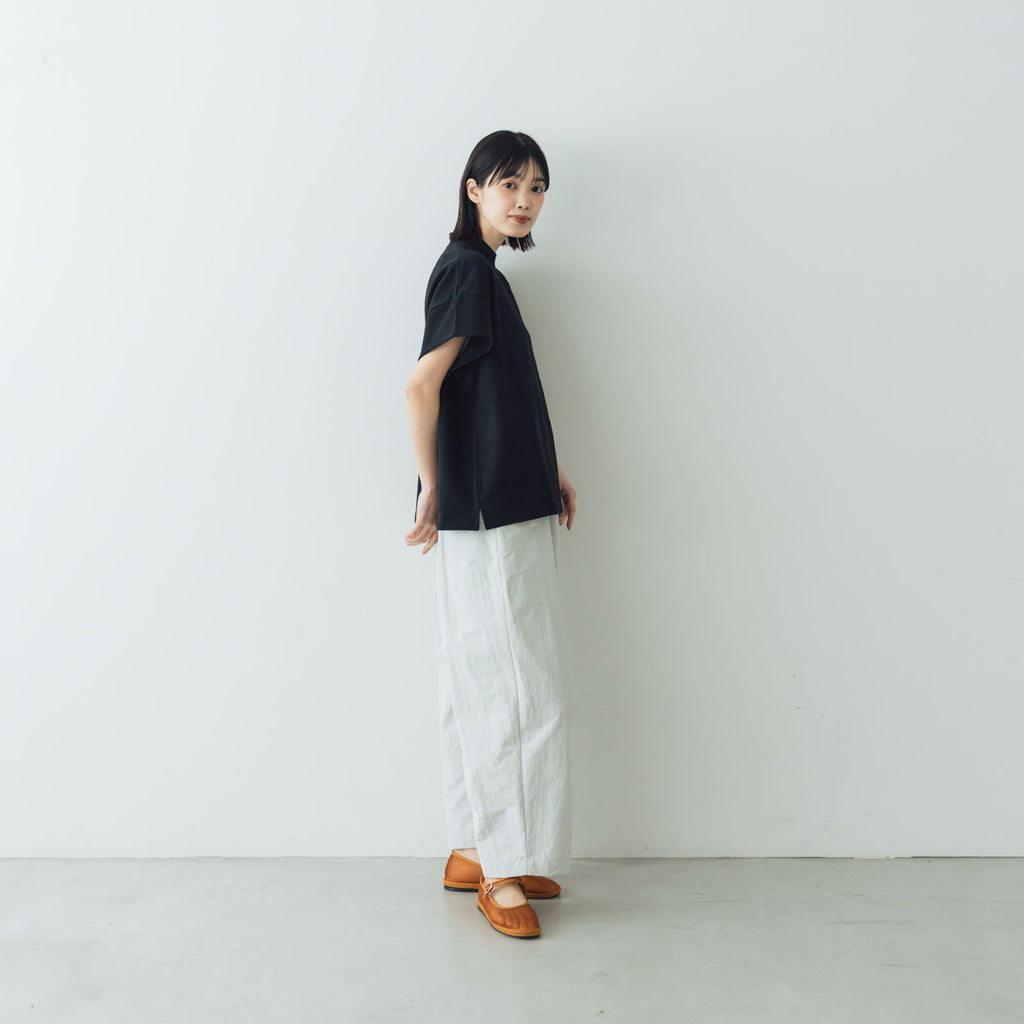 comm. arch. エアースピンド コットン モック ショートスリーブTシャツ