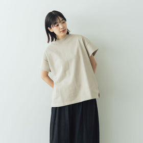 comm. arch. エアースピンド コットン モック ショートスリーブTシャツ