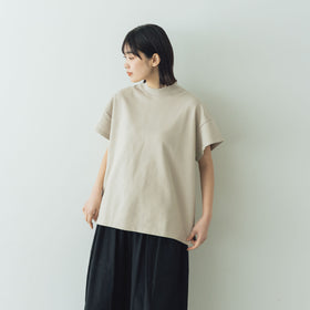 comm. arch. エアースピンド コットン モック ショートスリーブTシャツ