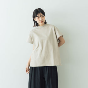 comm. arch. エアースピンド コットン モック ショートスリーブTシャツ