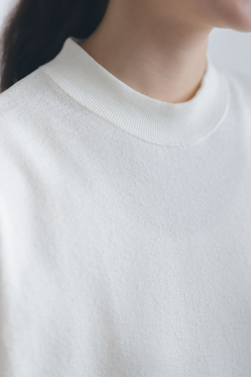 comm. arch. エアースピンド コットン モック ショートスリーブTシャツ