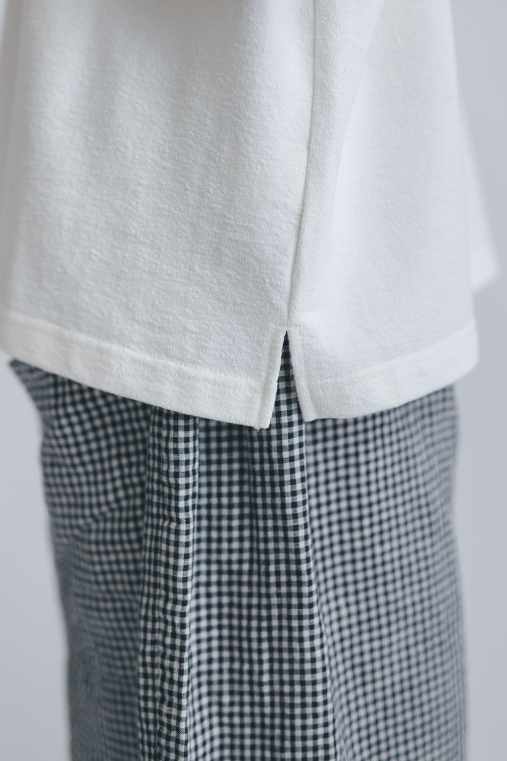 comm. arch. エアースピンド コットン モック ショートスリーブTシャツ