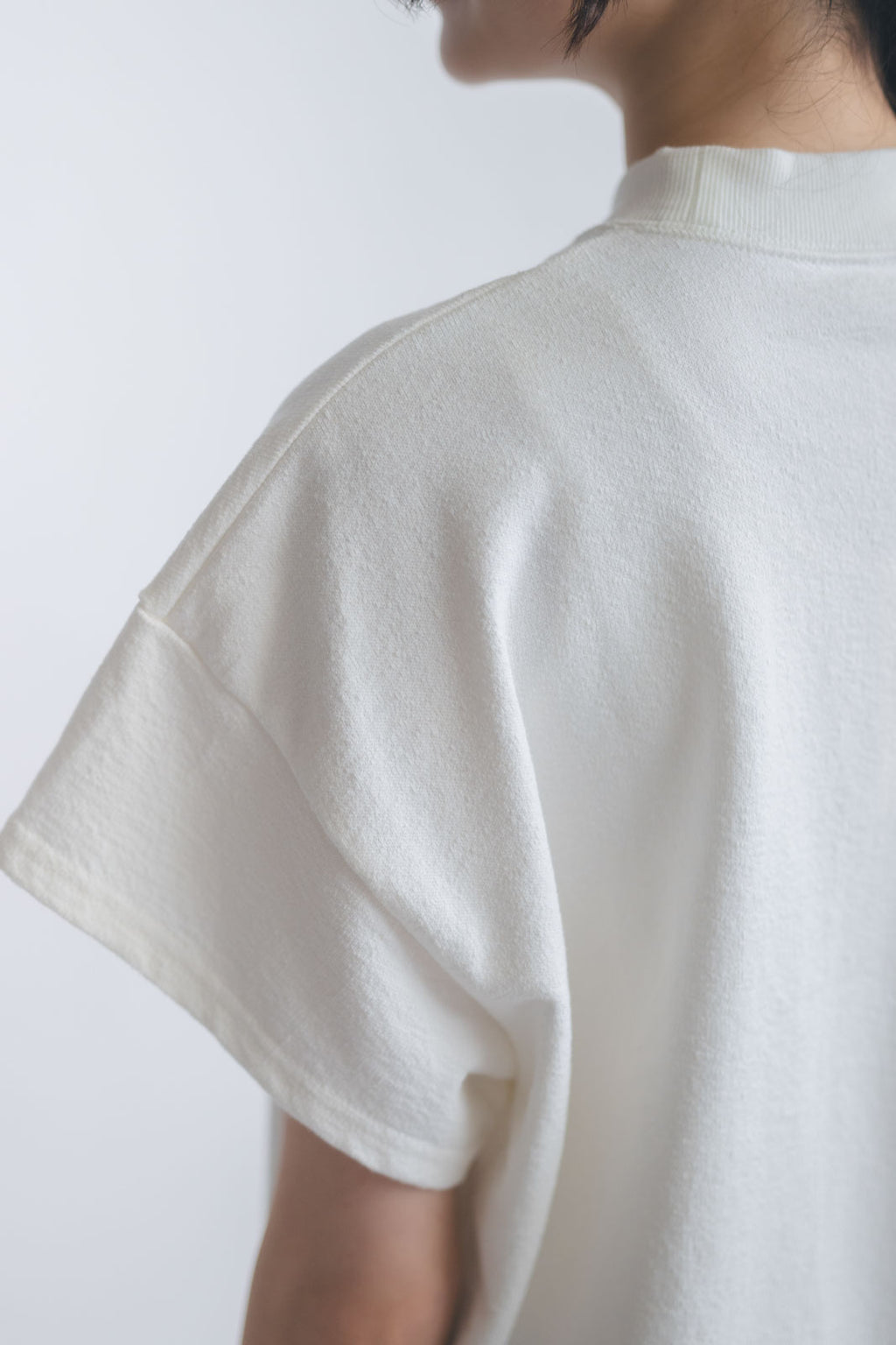 comm. arch. エアースピンド コットン モック ショートスリーブTシャツ