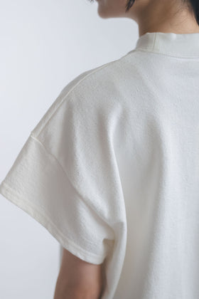 comm. arch. エアースピンド コットン モック ショートスリーブTシャツ