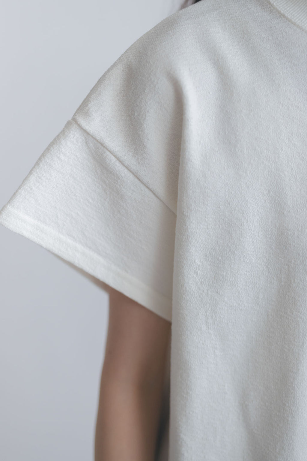 comm. arch. エアースピンド コットン モック ショートスリーブTシャツ