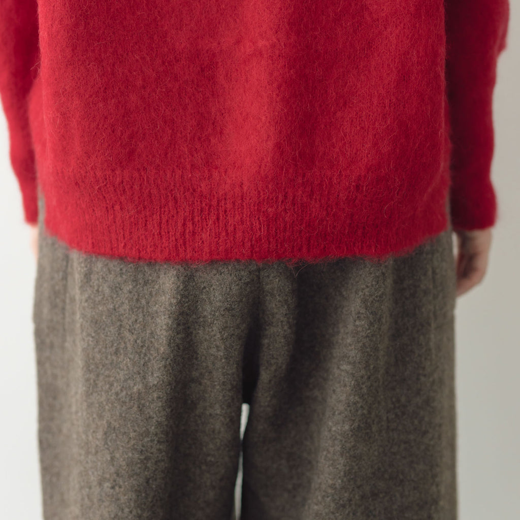 comm. arch. ハンドフレームド モヘア プルオーバー