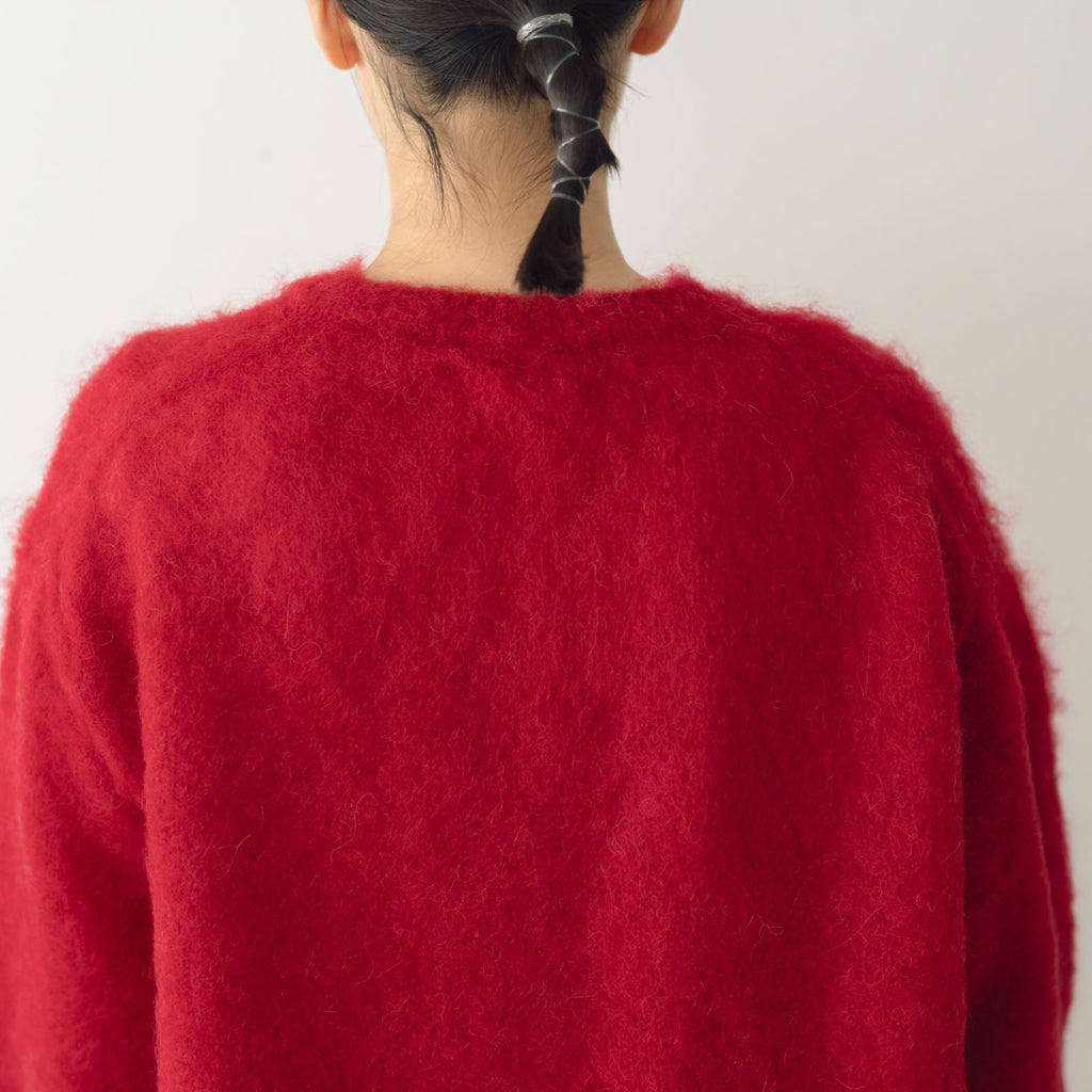 comm. arch. ハンドフレームド モヘア プルオーバー