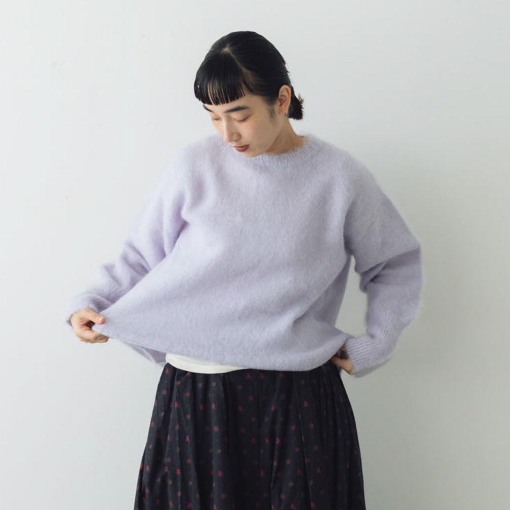 comm. arch. ハンドフレームド モヘア プルオーバー