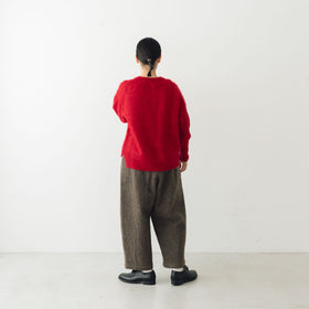 comm. arch. ハンドフレームド モヘア プルオーバー