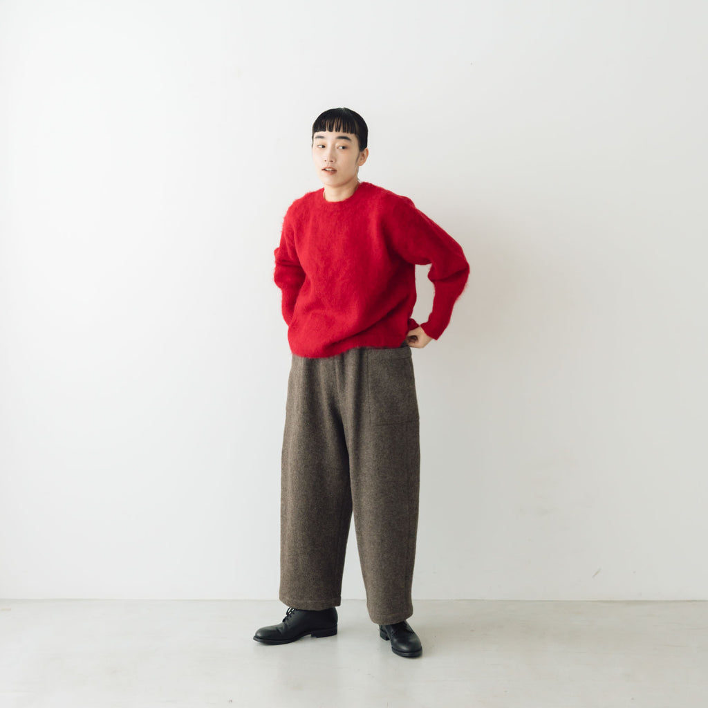 comm. arch. ハンドフレームド モヘア プルオーバー