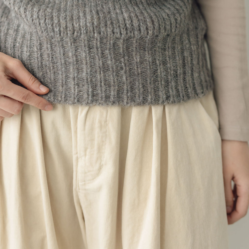 comm. arch. ハンドフレームド チャンキーポンチョ