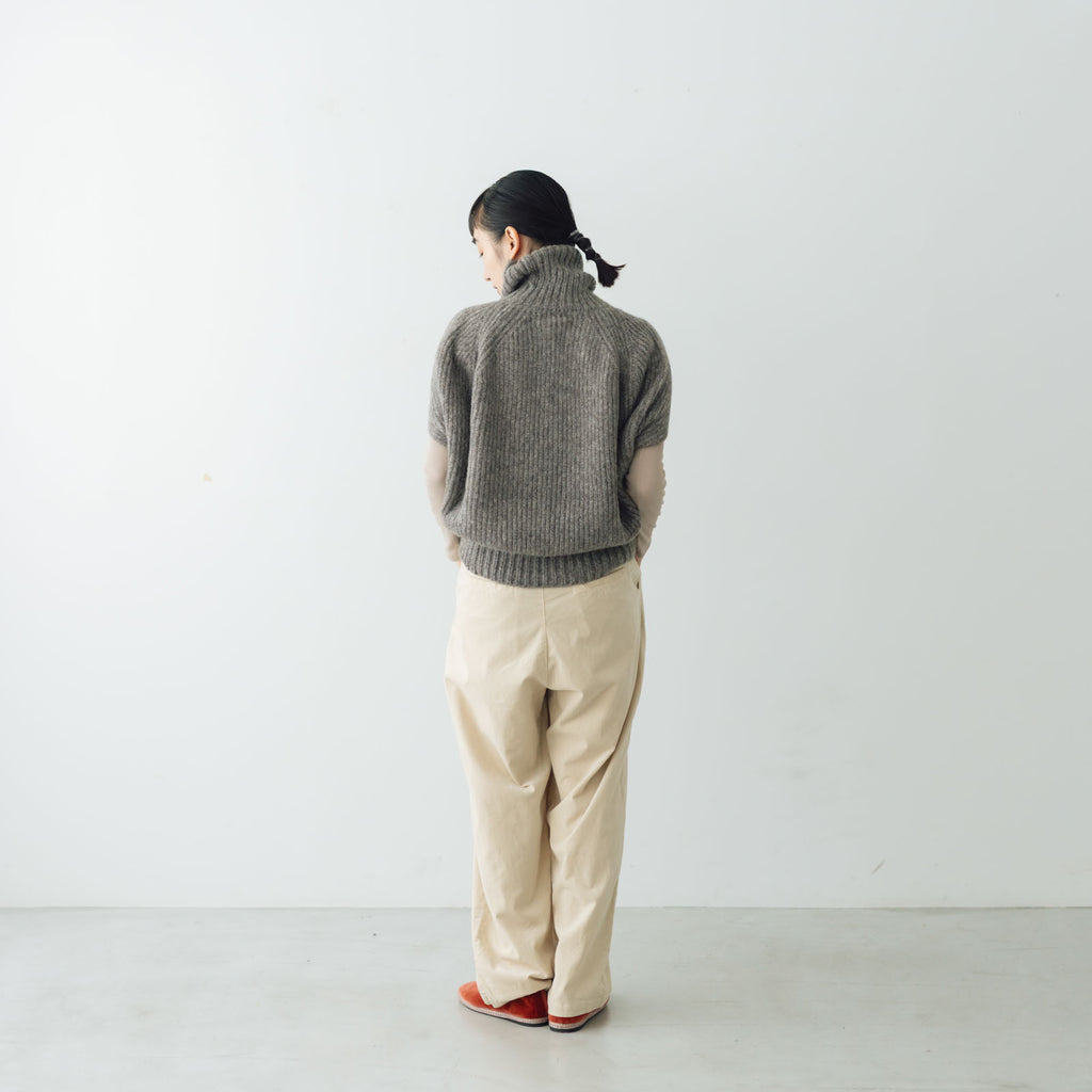 comm. arch. ハンドフレームド チャンキーポンチョ