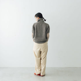 comm. arch. ハンドフレームド チャンキーポンチョ