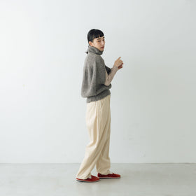 comm. arch. ハンドフレームド チャンキーポンチョ