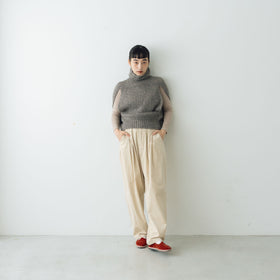 comm. arch. ハンドフレームド チャンキーポンチョ