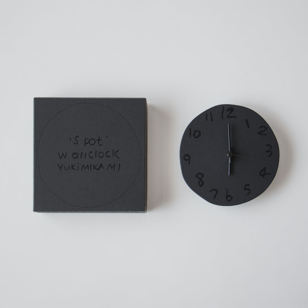 ' Spot ' wall clock Yuki MIKAMI × 岩嵜紙器
