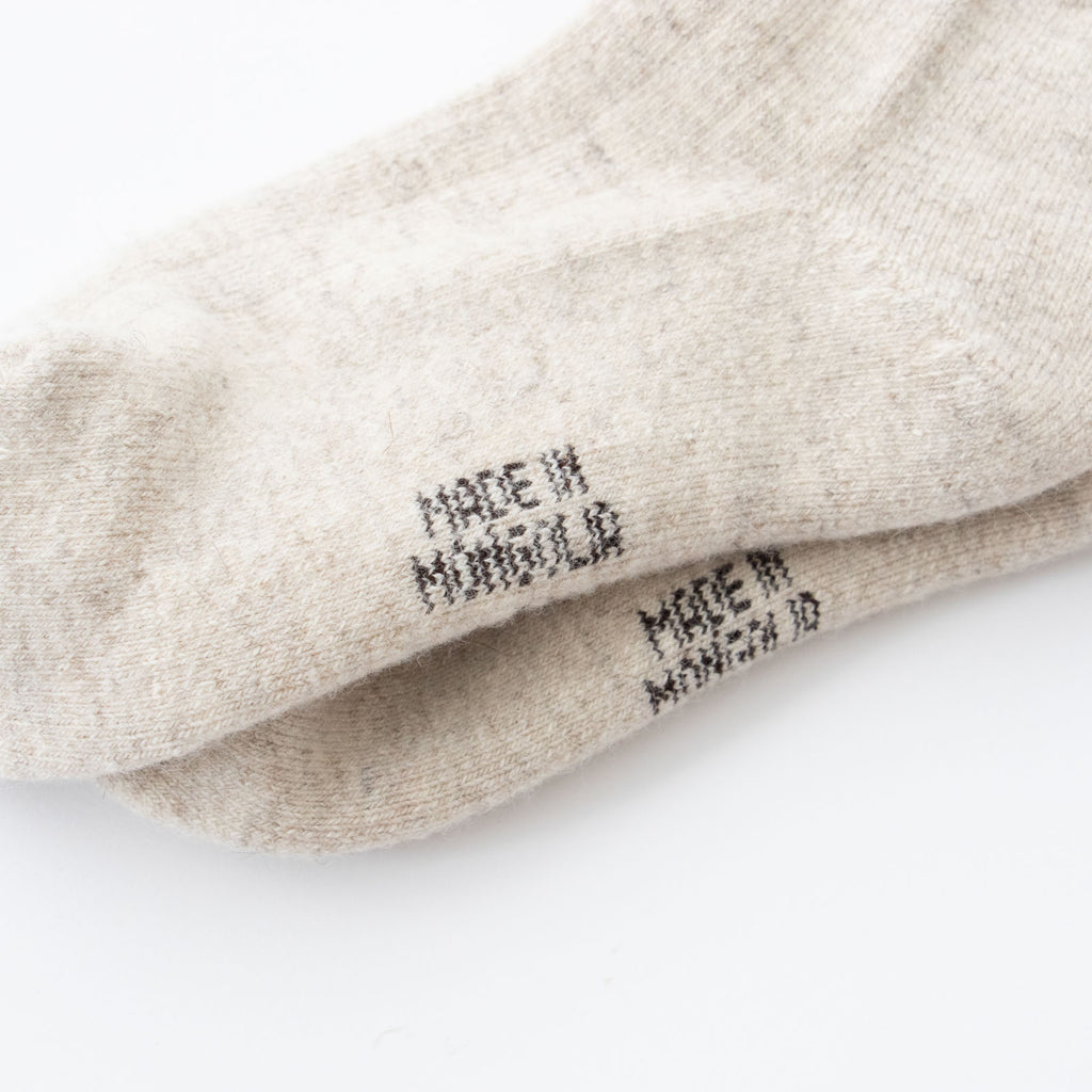 縮みにくく蒸れない、羊毛厚手ウールソックス