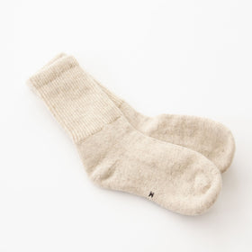 縮みにくく蒸れない、羊毛厚手ウールソックス