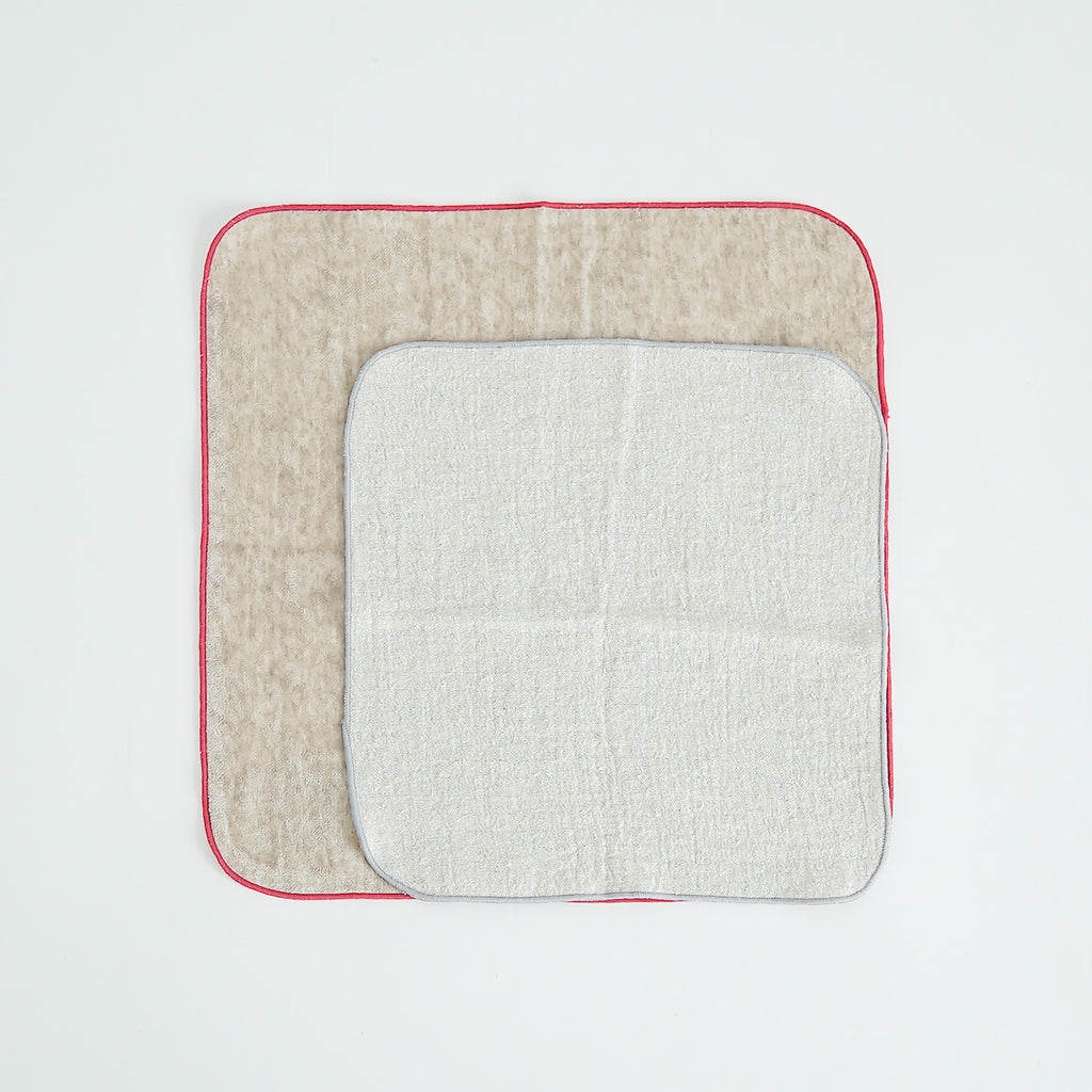 atelier Une place ベルベットリネンハンカチ