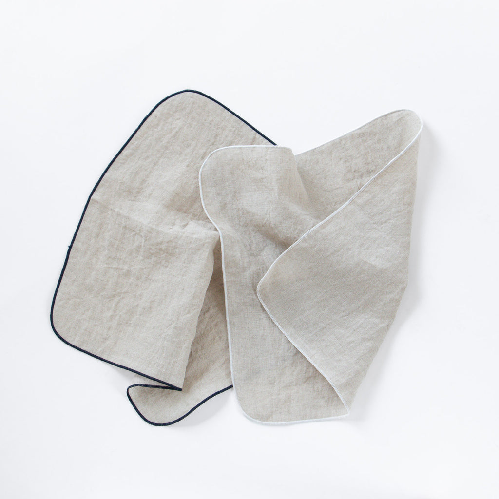 atelier Une place 60リネンハンカチ(ナチュラル)