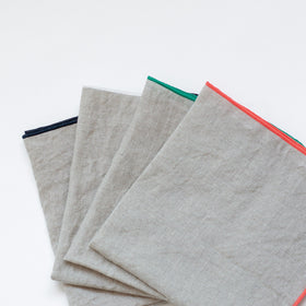 atelier Une place 60リネンハンカチ(ナチュラル)