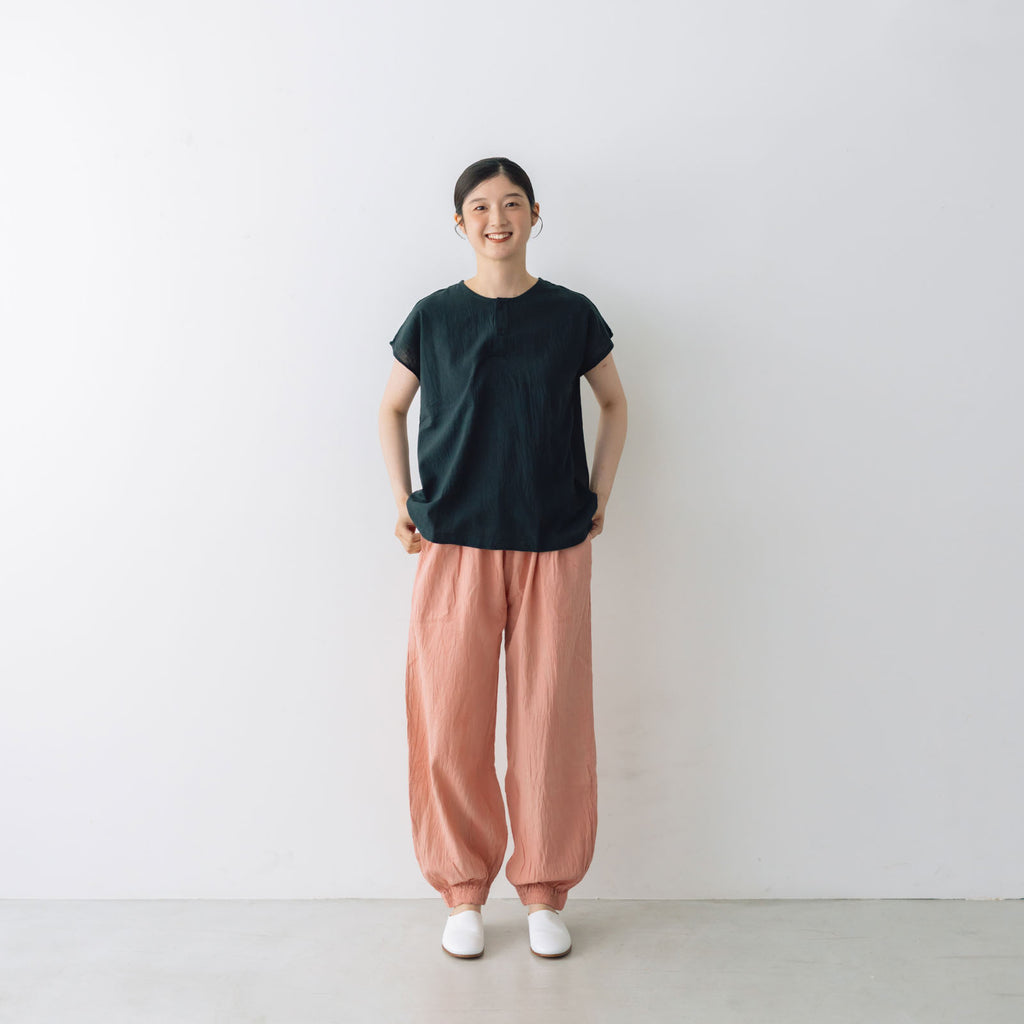 〈くらすこと別注〉ヂェン先生の日常着 バルーンパンツ スリム