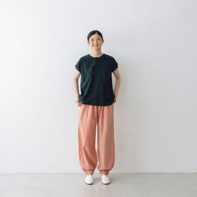 〈くらすこと別注〉ヂェン先生の日常着 バルーンパンツ スリム