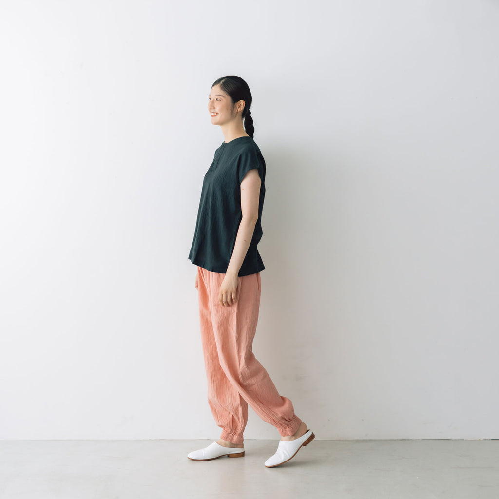 〈くらすこと別注〉ヂェン先生の日常着 バルーンパンツ スリム