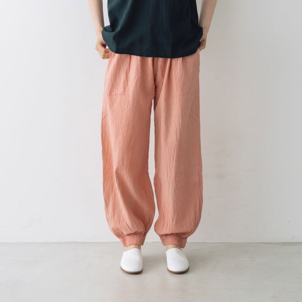 〈くらすこと別注〉ヂェン先生の日常着 バルーンパンツ スリム