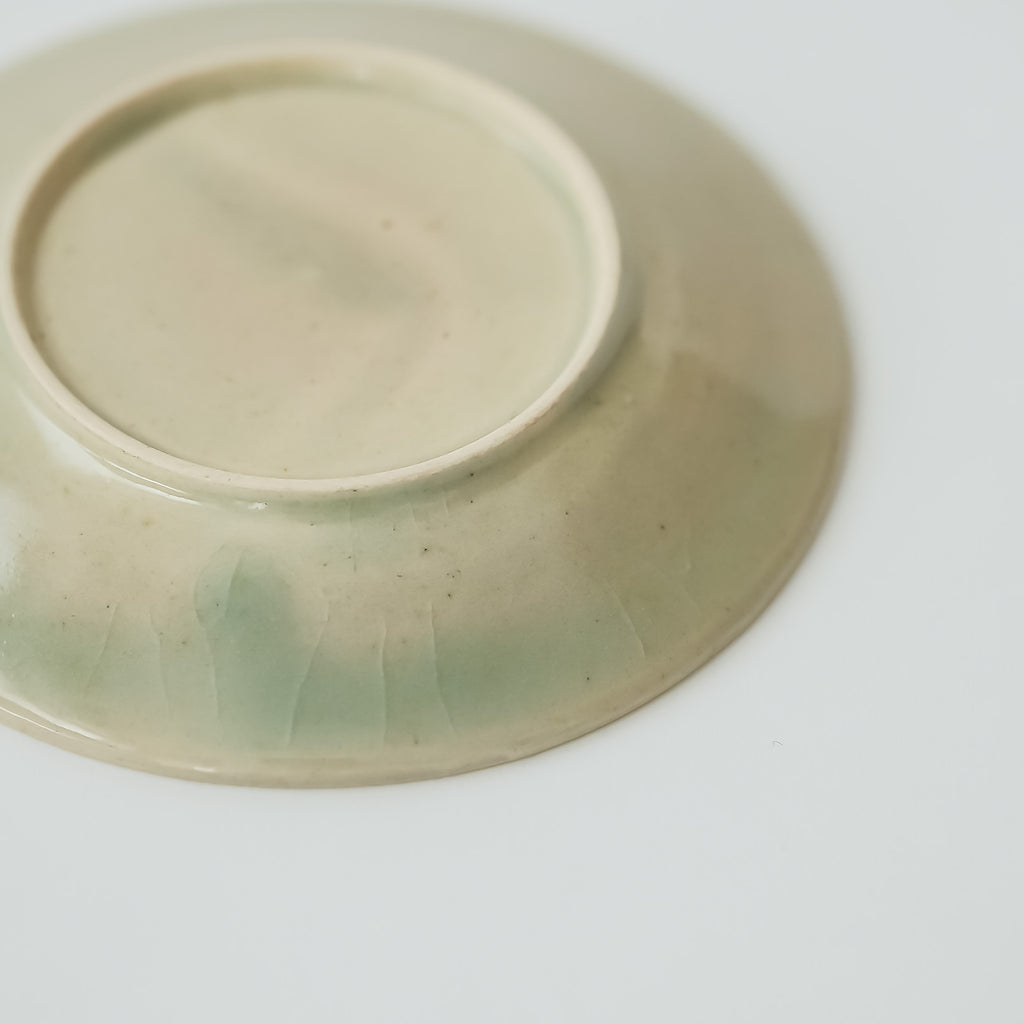 郡司製陶所 型打ち4寸皿 とり