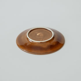 郡司製陶所 型打ち4寸皿 とり