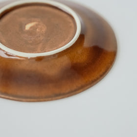 郡司製陶所 型打ち4寸皿 とり