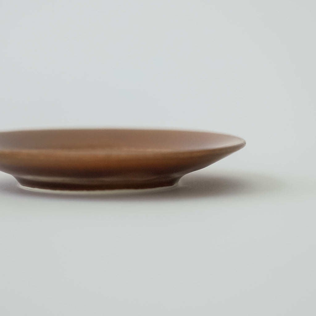 郡司製陶所 型打ち4寸皿 とり