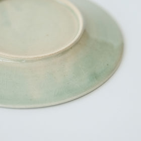 郡司製陶所 型打ち6寸皿 とり